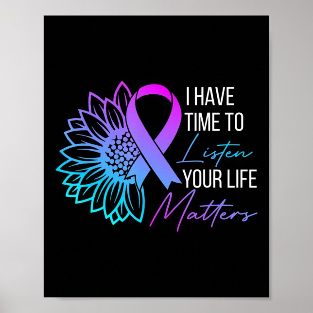 Ich habe Zeit, mir die psychische Gesundheit von S Poster (Vorne)