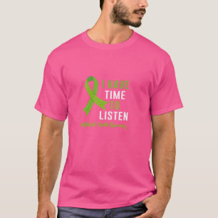 Ich habe Zeit zum Zuhören Groovy Psychische Gesund T-Shirt