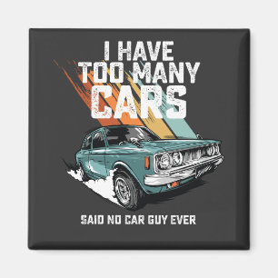 Ich habe zu viele Autos, sagte kein Autotyp jemals Magnet