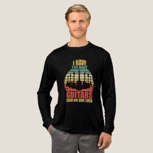 Ich habe zu viele Gitarren, sagte niemand je Tri-Blend Shirt