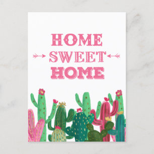 Ich habe Zuhause Sweet Zuhause verschoben Postkarte