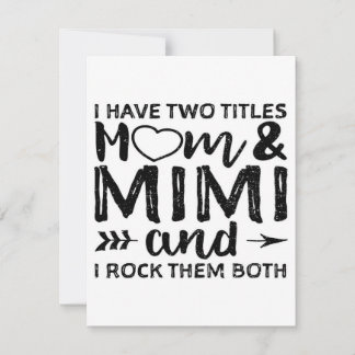 Ich habe zwei Mamas und Mimi|Papa und Mama  Einladung
