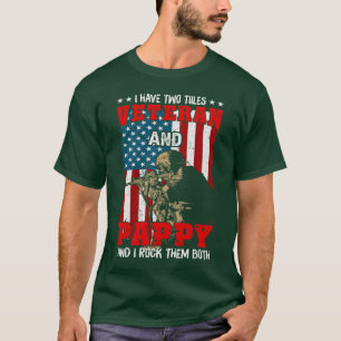 Ich habe zwei Tiiles Veteran und Pappy und ich ges T-Shirt