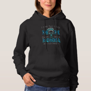 Ich habe zwei Titel Mama und Momma und ich rock si Hoodie