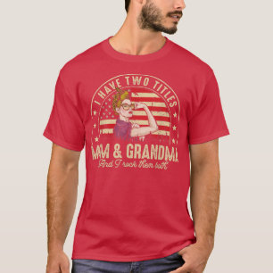 Ich habe zwei Titel Mama und Oma Frauen Vintage Gr T-Shirt