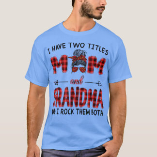Ich habe zwei Titel Mama und Oma Shirt Mütter Da
