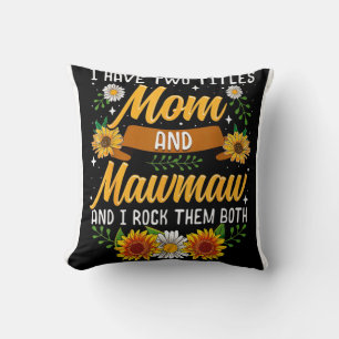 Ich habe zwei Titel Mommy Geschenk, Muttertagsgesc Kissen