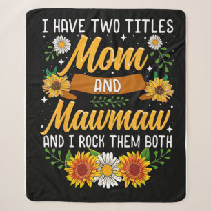 Ich habe zwei Titel Mommy Geschenk, Muttertagsgesc Sherpadecke