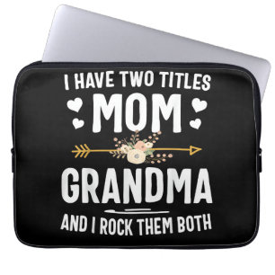 Ich habe zwei Titel Mutti und Oma Laptopschutzhülle