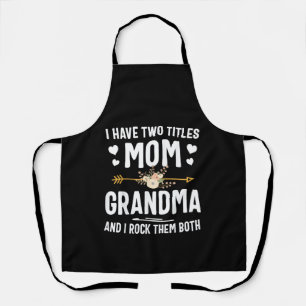 Ich habe zwei Titel Mutti und Oma Schürze