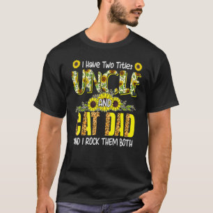 Ich habe zwei Titel Onkel und Katzenpapa Süße Leop T-Shirt
