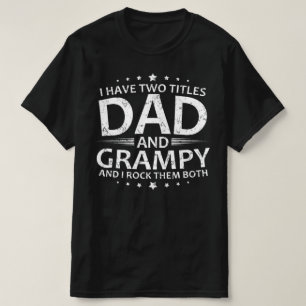 Ich habe zwei Titel Papa und Grampie T-Shirt