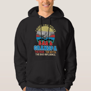 Ich habe zwei Titel Vater und Opa den Mann Mythos Hoodie