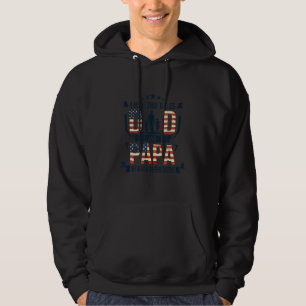 Ich habe zwei Titel Vater und Papa ich Rock sie be Hoodie