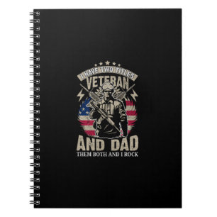 Ich habe zwei Titel Veteran und Papa und ich geste Notizblock