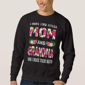 Ich habe zwei Titeln Mama Oma und ich habe ihnen M Sweatshirt