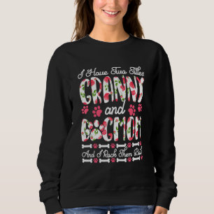 Ich habe zwei Titeln Oma und Hund Mama ich Rock si Sweatshirt
