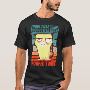 Ich habe zweimal gekackt Erwachsenen Humor  Humorv T-Shirt