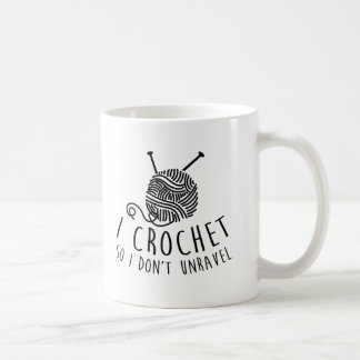 Ich häkele, also entwirre mich ich nicht kaffeetasse