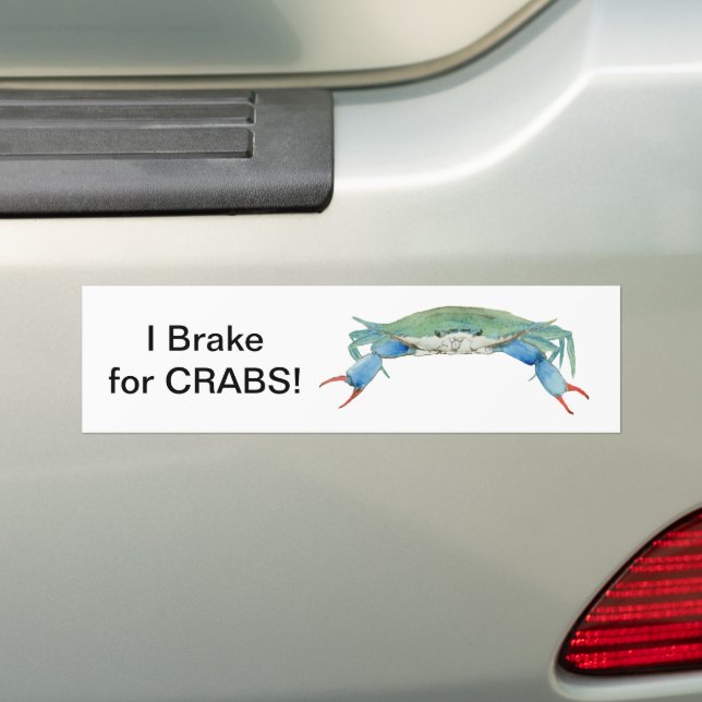 Ich halte an CRABS fest! Autoaufkleber (Auf Auto)