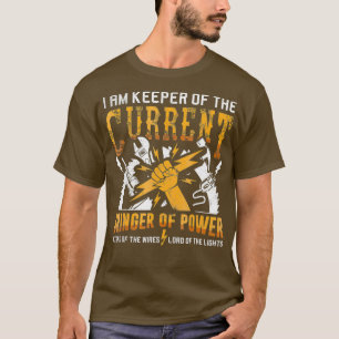 Ich halte das gegenwärtige Geschenk des Elektroers T-Shirt