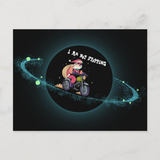 Ich halte die Postkarte nicht auf