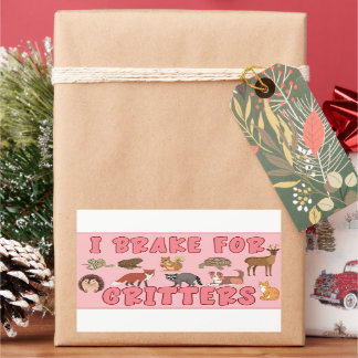 Ich halte für Kritter fest Rechteckiger Aufkleber