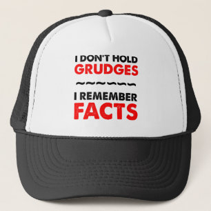 Ich halte keinen Grudges-Funny-Ball-Cap-Hut Truckerkappe