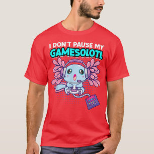 Ich halte mein Gamesolotl-Aolotl-Videospiel nicht T-Shirt