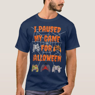 Ich halte mein Spiel für Halloween-Spiel Controlle T-Shirt
