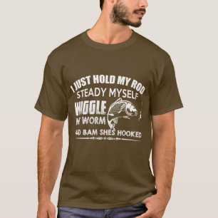 Ich halte meine Stäbchen fest, ich habe einen Wur T-Shirt