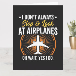 Ich halte nicht immer an und schaue Flugzeuge an Karte