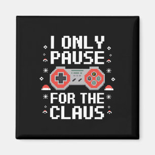 Ich halte nur für das Claus Retro Video Game Chris Magnet