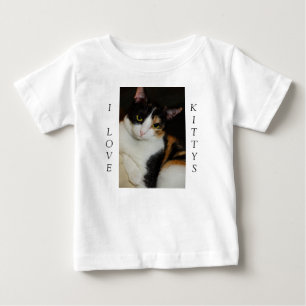 Ich hänge einfach um die Liebe Kittys herum Baby T-shirt