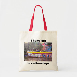 Ich hänge heraus in Coffeshops Tragetasche