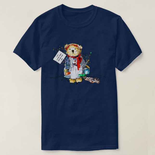 Ich hasse 4 Buchstaben Wörter T-Shirt (Design vorne)