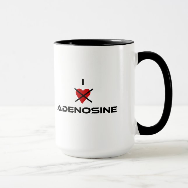Ich hasse Adenosin - Tasse für nerdy (Rechts)