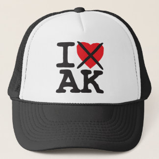 Ich hasse AK - Alaska Truckerkappe