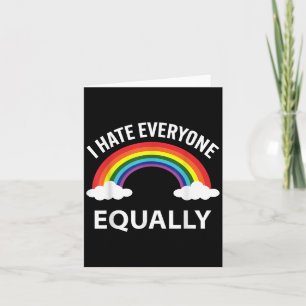 Ich hasse alle gleich lgbtq Pride Month Flag Rai Karte