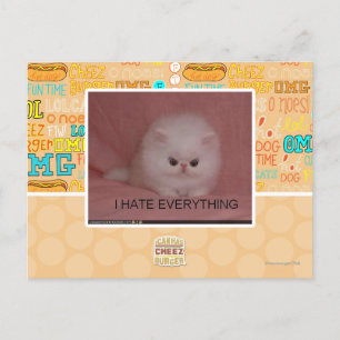 Ich hasse alles postkarte