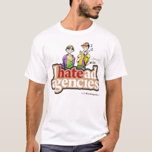 Ich hasse Anzeigen-Agentur-Team-Logo-T-Shirt T-Shirt