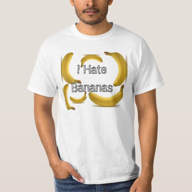 Ich hasse Bananen - T - Shirt (Vorderseite)