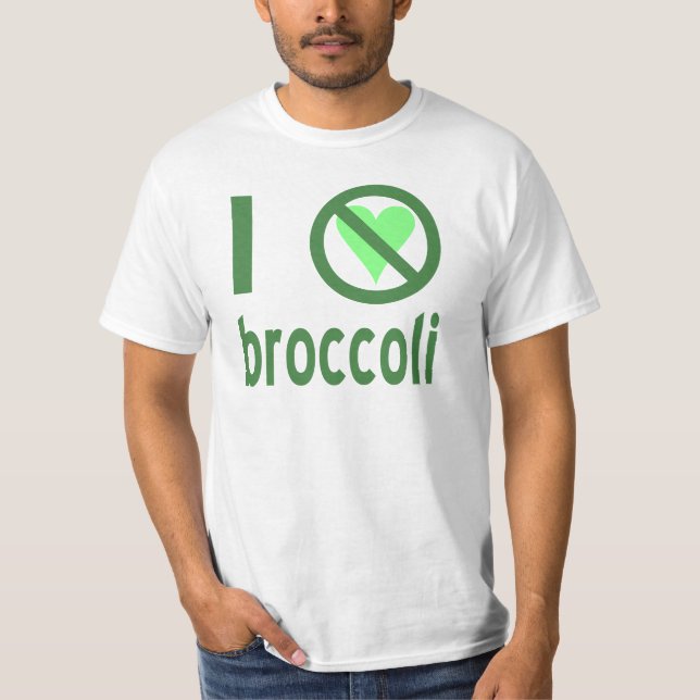 Ich hasse Broccoli I Keine Liebe Broccoli T-Shirt (Vorderseite)