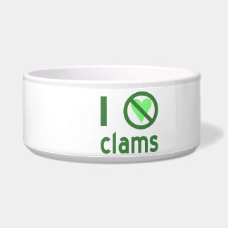 Ich hasse Clams I No Liebe Clams Napf