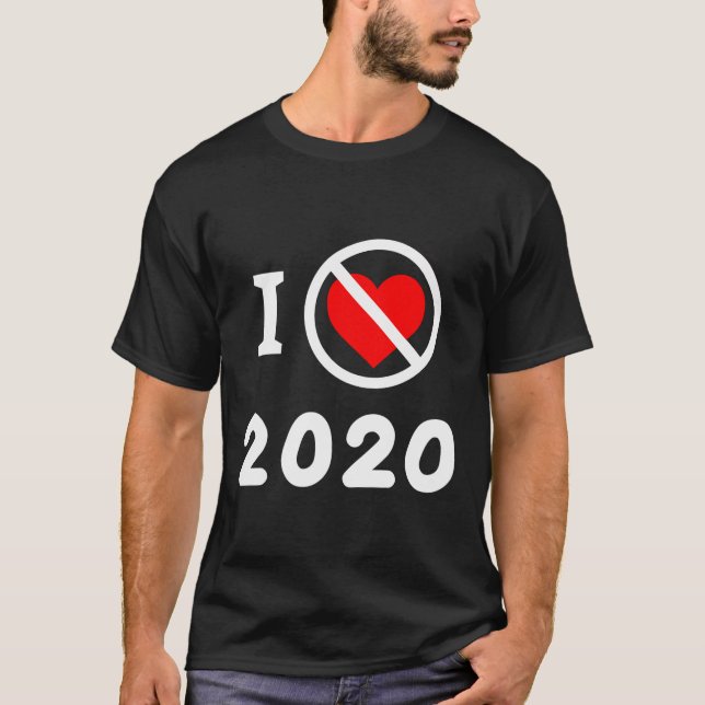 Ich hasse das Jahr 2020, in dem pandemische sozial T-Shirt (Vorderseite)