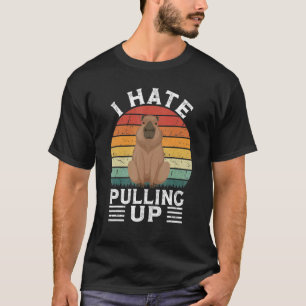 Ich hasse es, Capybara Gorge Meme Rodent Vinta zu  T-Shirt