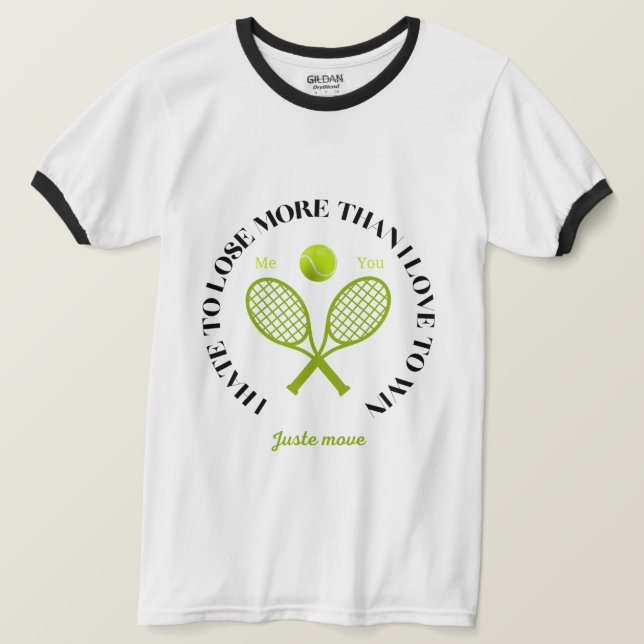 Ich hasse es, mehr zu verlieren als ich Liebe, T - T-Shirt (Design vorne)