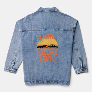 Ich hasse es, Retro-Bootspapitän auszuziehen Jeansjacke