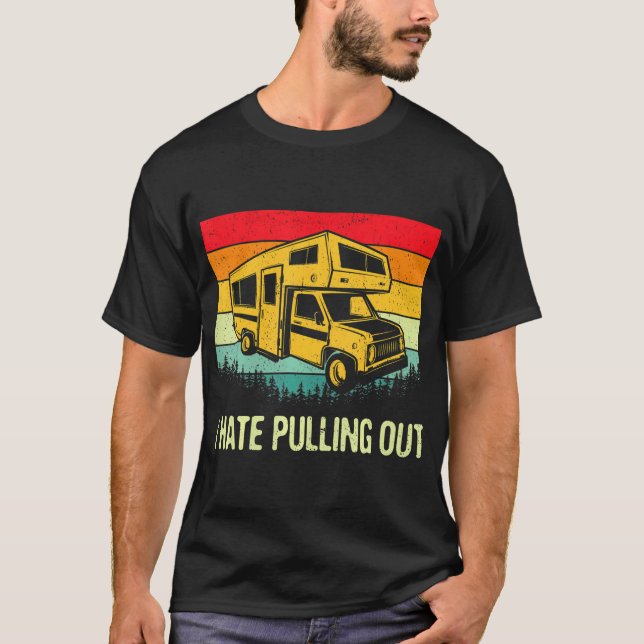 Ich hasse es, RV Camping Runny 5th Wheel auszulöse T-Shirt (Vorderseite)