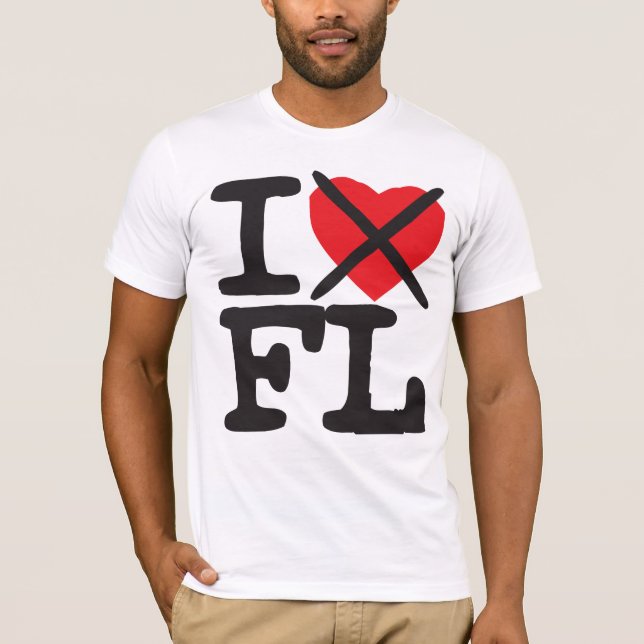 Ich hasse FL - Florida T-Shirt (Vorderseite)
